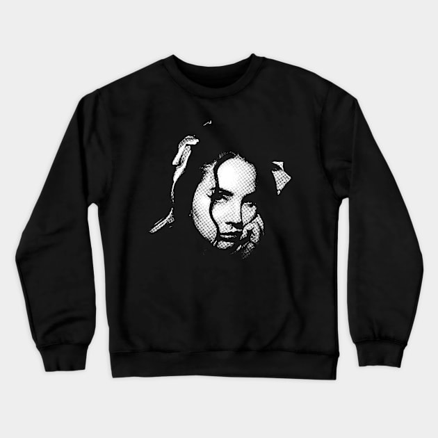 Lana Del Rey Dots Crewneck Sweatshirt by flamesaturn